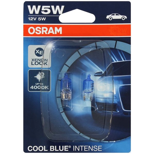 Lampe 12V5W2.1X9.5D 2 Blister
Cool Blue Intense